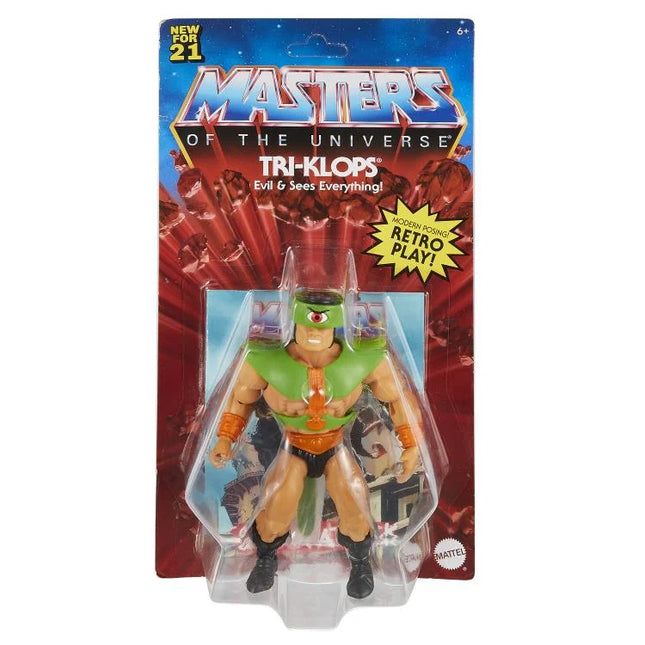 Mattel Masters of The Universe Origins: Figuras favoritas de los fans Tri-Klops