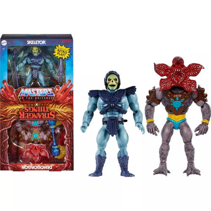 Masters of the Universe X Stranger Things Skeletor y Demogorgon