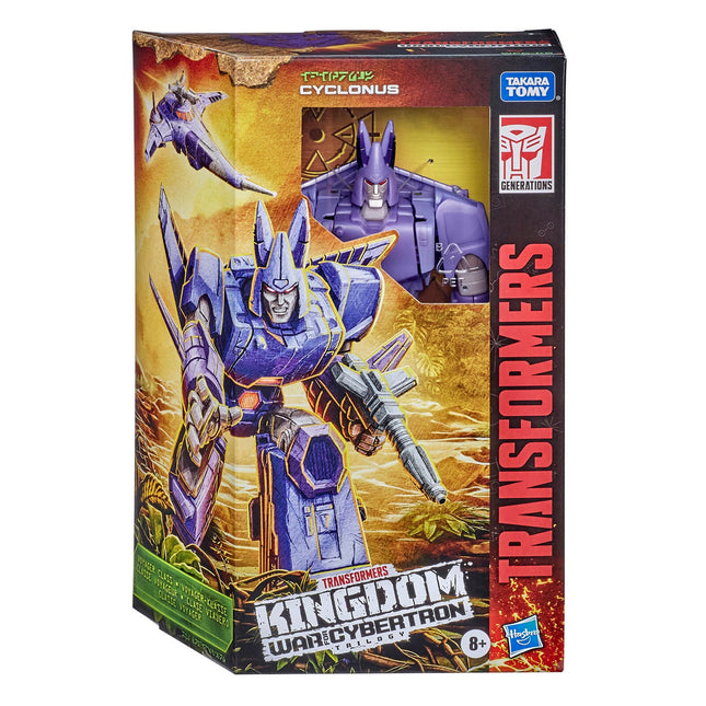 Figura de acción Transformers Kingdom Voyager WFC-K9 Cyclonus