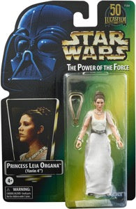 Figura de la Princesa Leia Organa de 6" de Star Wars El Poder de la Fuerza Lucasfilm 50.º aniversario
