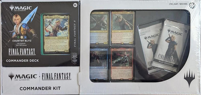Paquete de Costco de Counter Blitz de CommanderKit de Final Fantasy de Magic: The Gathering