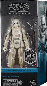 Figura de acción de Star Wars Black Series: Los grandes del juego Flametrooper de 6"