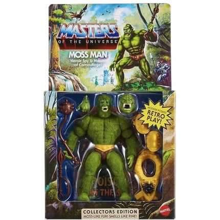 Figura de acción sin perforar de Mattel Masters of the Universe Moss Man de 5 pulgadas