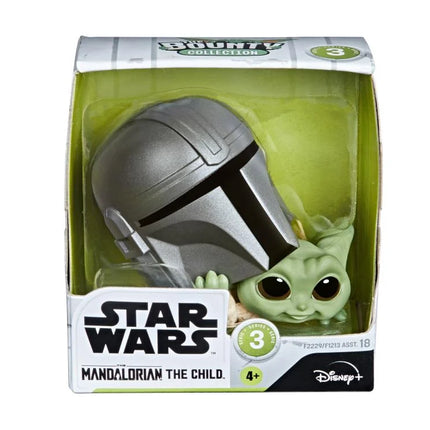 Colección Bounty de Star Wars: El Niño S3 Grogu Baby Yoda con casco mandaloriano
