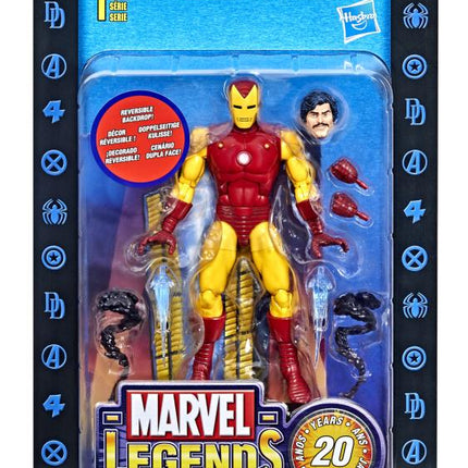 Figura de acción de 6 pulgadas de Iron Man del 20.º aniversario de Marvel Legends