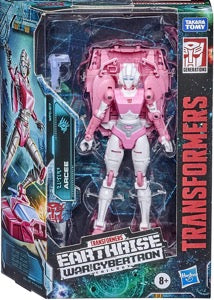 Figura de acción de Arcee de Transformers Earthrise: Guerra por Cybertron