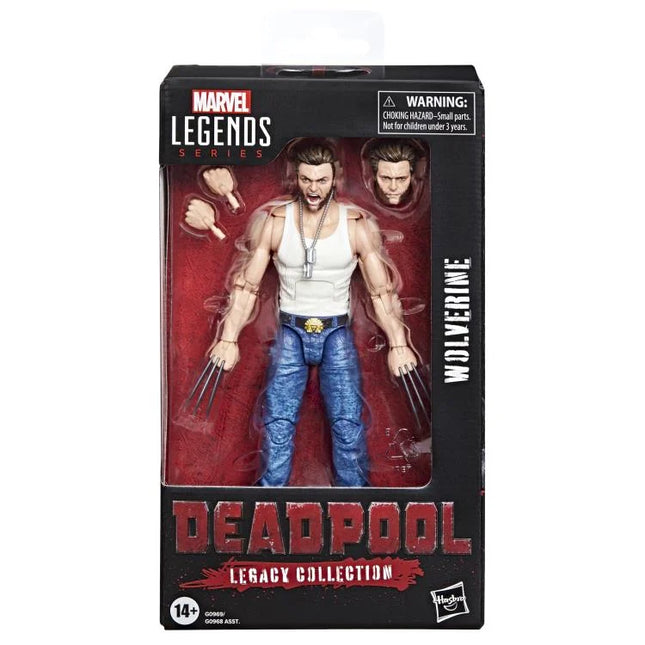 Figura de acción de Lobezno de Marvel Legends Deadpool Legacy Collection