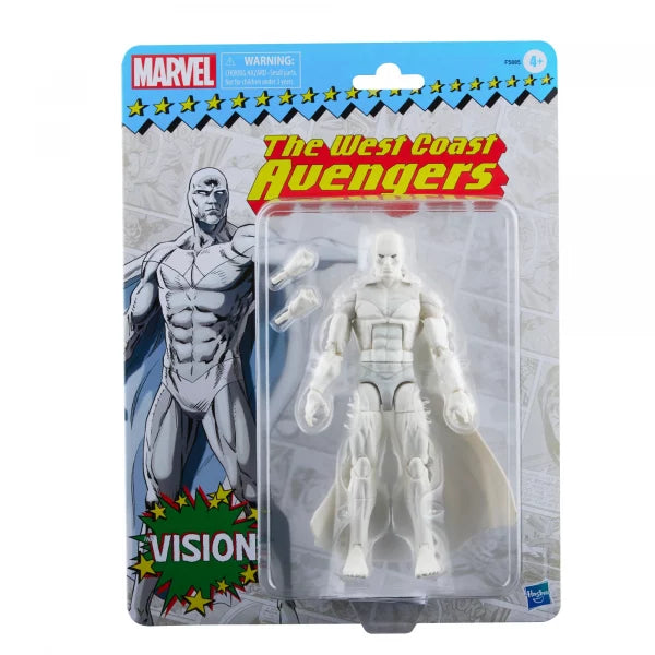 Figura de acción de Marvel Legends Retro West Coast Avengers Vision de 6"