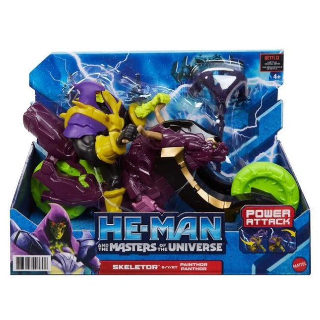 Figura de acción de He Man y el Amo del Universo: Skeletor con ciclo