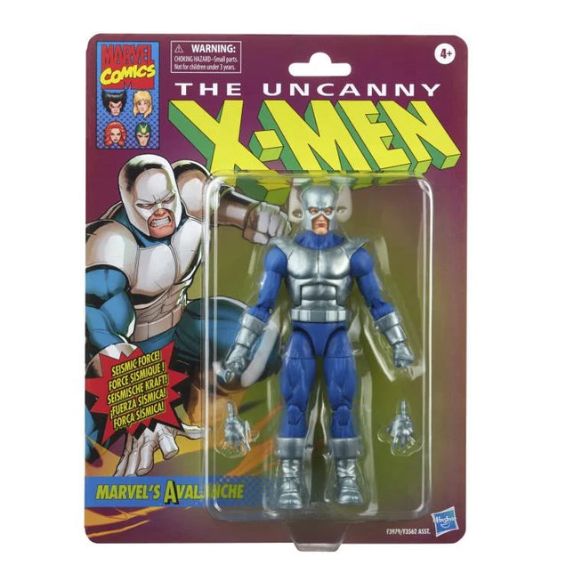 Figura de acción de Avalanche 6 de Marvel Legends Retro X-Men