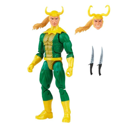 Figura de acción de Loki de la serie retro de Marvel Legends, escala 15 cm, Hasbro