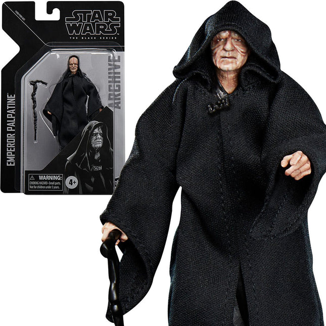 Figura de 6" del Emperador Palpatine Darth Sidius del Archivo de Star Wars Black Series