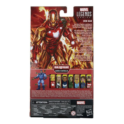 Figura de acción de Iron Man de Marvel Legends, controlador BAF de 6"