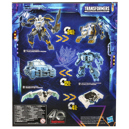 Transformers Legacy United Star Raider Thundertron, Nightstrike, Calcit