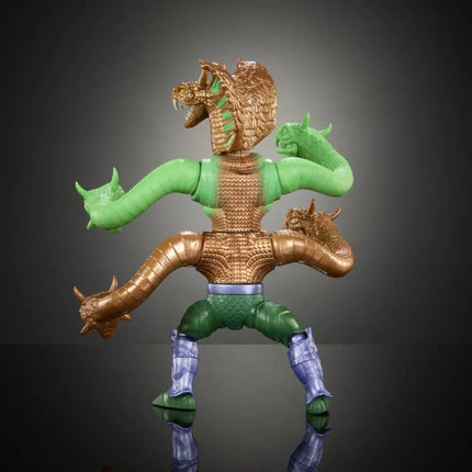 Figura de lujo del Rey Hiss de las Tortugas de Grayskull de MOTU Origins