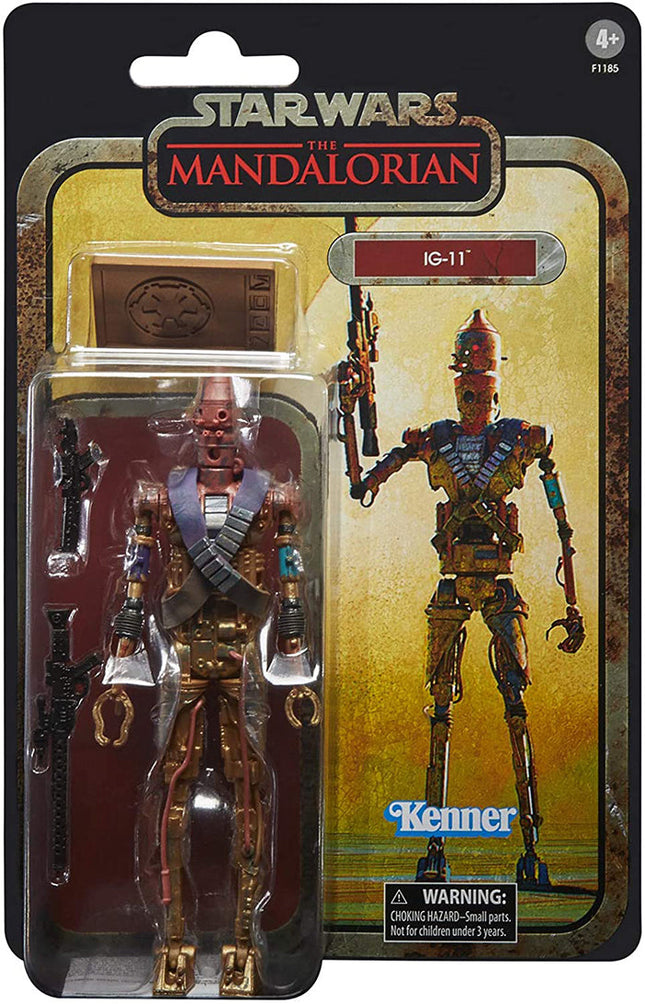 Figura de acción de Star Wars - Black Series - Colección de créditos de Mandalorian: IG-11 de 6"