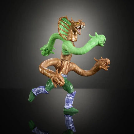 Figura de lujo del Rey Hiss de las Tortugas de Grayskull de MOTU Origins