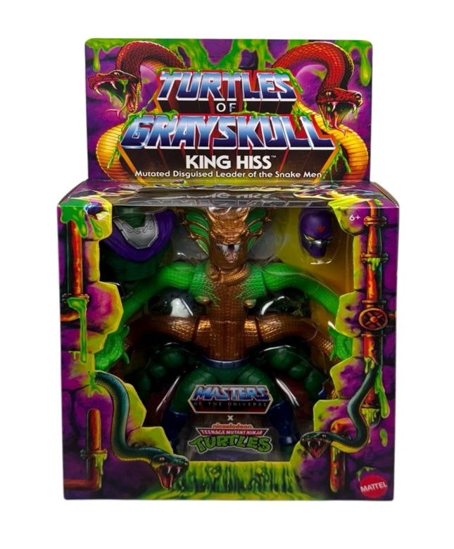 MOTU Origins Turtles of Grayskull King Hiss Deluxe Figure