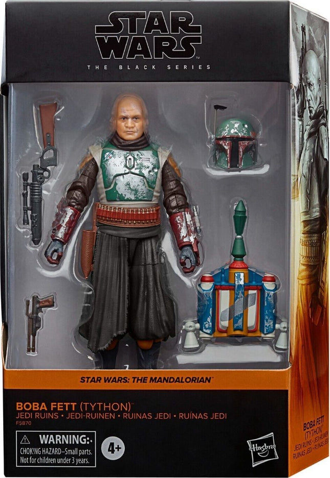 Figura de acción de Star Wars Boba Fett Tython The Mandalorian Black Series