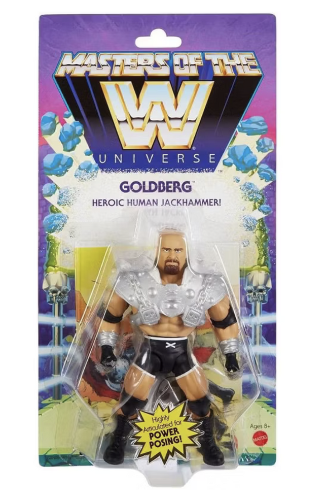 Figura de acción de Goldberg de WWE Masters Of The Universe