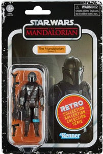 Figura de acción de The Mandalorian (Beskar) de la colección retro de Star Wars