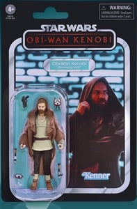 Figura de acción de Obi-Wan Kenobi, el Jedi errante de Star Wars The Vintage Collection