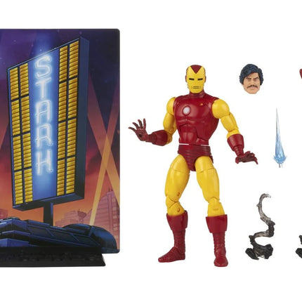 Figura de acción de 6 pulgadas de Iron Man del 20.º aniversario de Marvel Legends