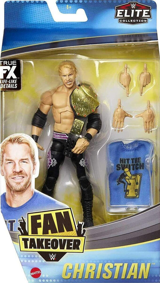Figura de acción cristiana de la WWE Mattel Elite Fan Takeover Series