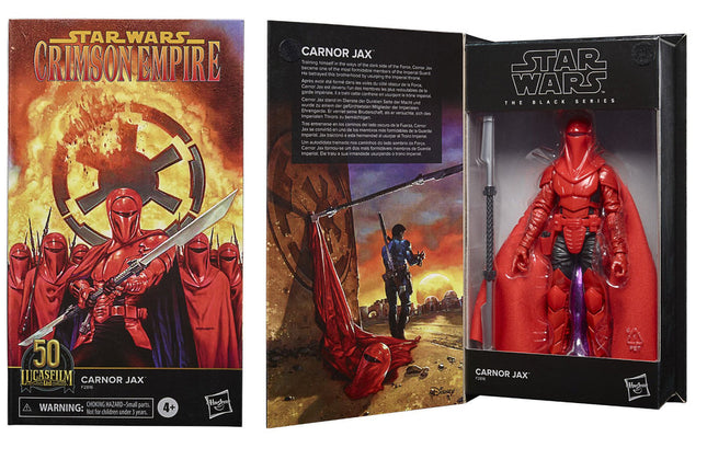 Star Wars Imperio Carmesí La Serie Negra 6" Carnor Jax
