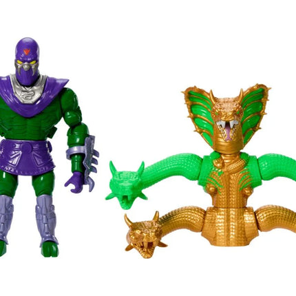 Figura de lujo del Rey Hiss de las Tortugas de Grayskull de MOTU Origins