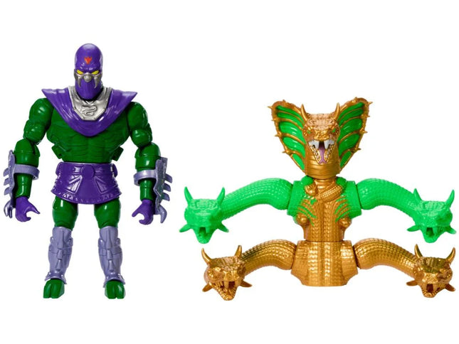 Figura de lujo del Rey Hiss de las Tortugas de Grayskull de MOTU Origins