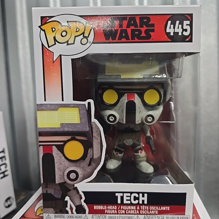 Funko POP! Star Wars The Bad Batch: Tech Vinyl Figure #445