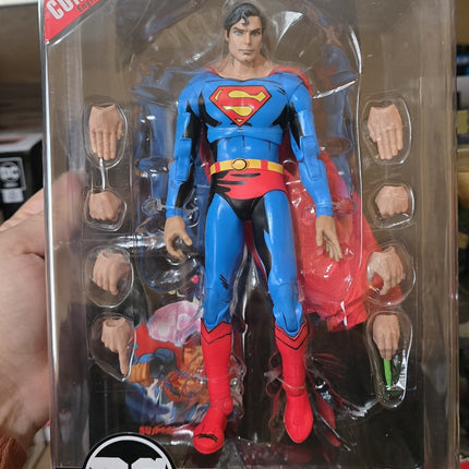 IN STOCK Superman '78 DC Page Punchers Superman 7" Action Figure with Comic