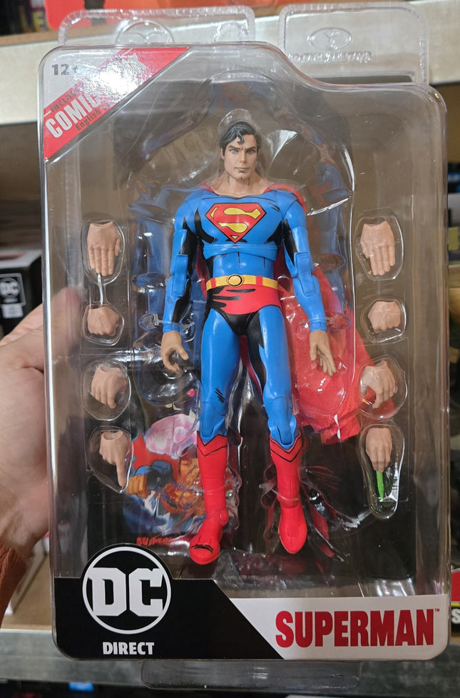 IN STOCK Superman '78 DC Page Punchers Superman 7" Action Figure with Comic