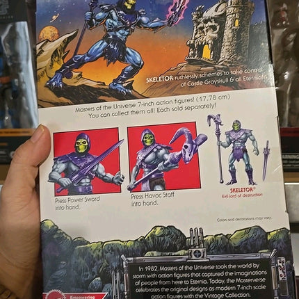 MOTU Masters of The Universe Masterverse Vintage Collection SKELETOR Figure 7"