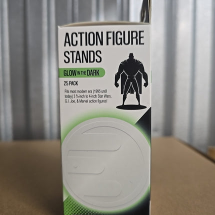 Action Figure Stands 25-Pack - Glow-in-the-Dark