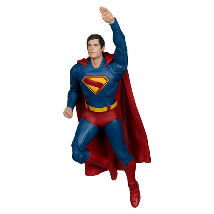 Figura de acción de Superman y Krypto de 7 pulgadas de la primera ola de la película Superman de DC Multiverse Theatrical Deluxe