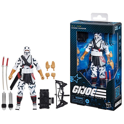 Figura de acción Storm Shadow de 6 pulgadas de la serie clasificada n.° 131 de GI Joe