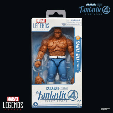 Figura de acción de La Cosa de 6 pulgadas de Los Cuatro Fantásticos: Primeros pasos de la serie Marvel Legends 