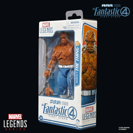 Figura de acción de La Cosa de 6 pulgadas de Los Cuatro Fantásticos: Primeros pasos de la serie Marvel Legends 