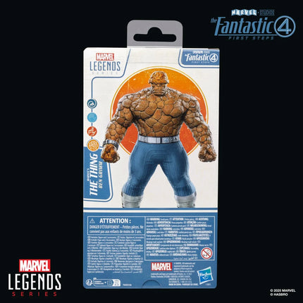 Figura de acción de La Cosa de 6 pulgadas de Los Cuatro Fantásticos: Primeros pasos de la serie Marvel Legends 