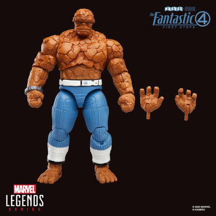 Figura de acción de La Cosa de 6 pulgadas de Los Cuatro Fantásticos: Primeros pasos de la serie Marvel Legends 